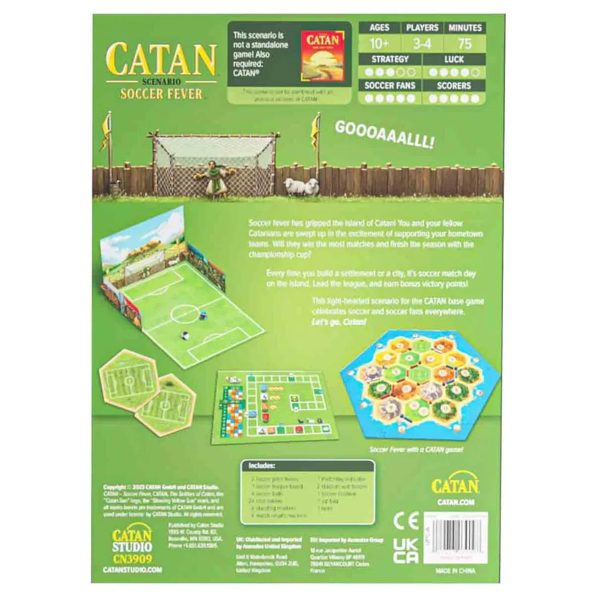 Catan Scenario: Soccer Fever Board Game Expansion