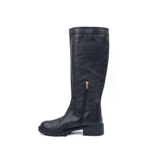 Coach Lili High Boots Leather Black Colour For Women