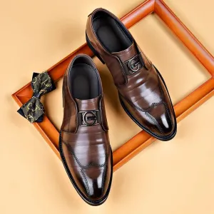 Colin – Men's Classic Leather Slip-On Dress Shoes