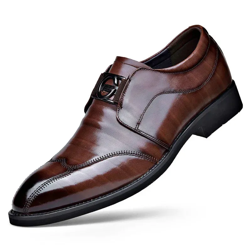 Colin – Men's Classic Leather Slip-On Dress Shoes