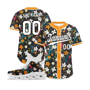 Custom Baseball Jersey and MaxSoul Shoes Combo Offer Personalized Combo ZH-D020172-10