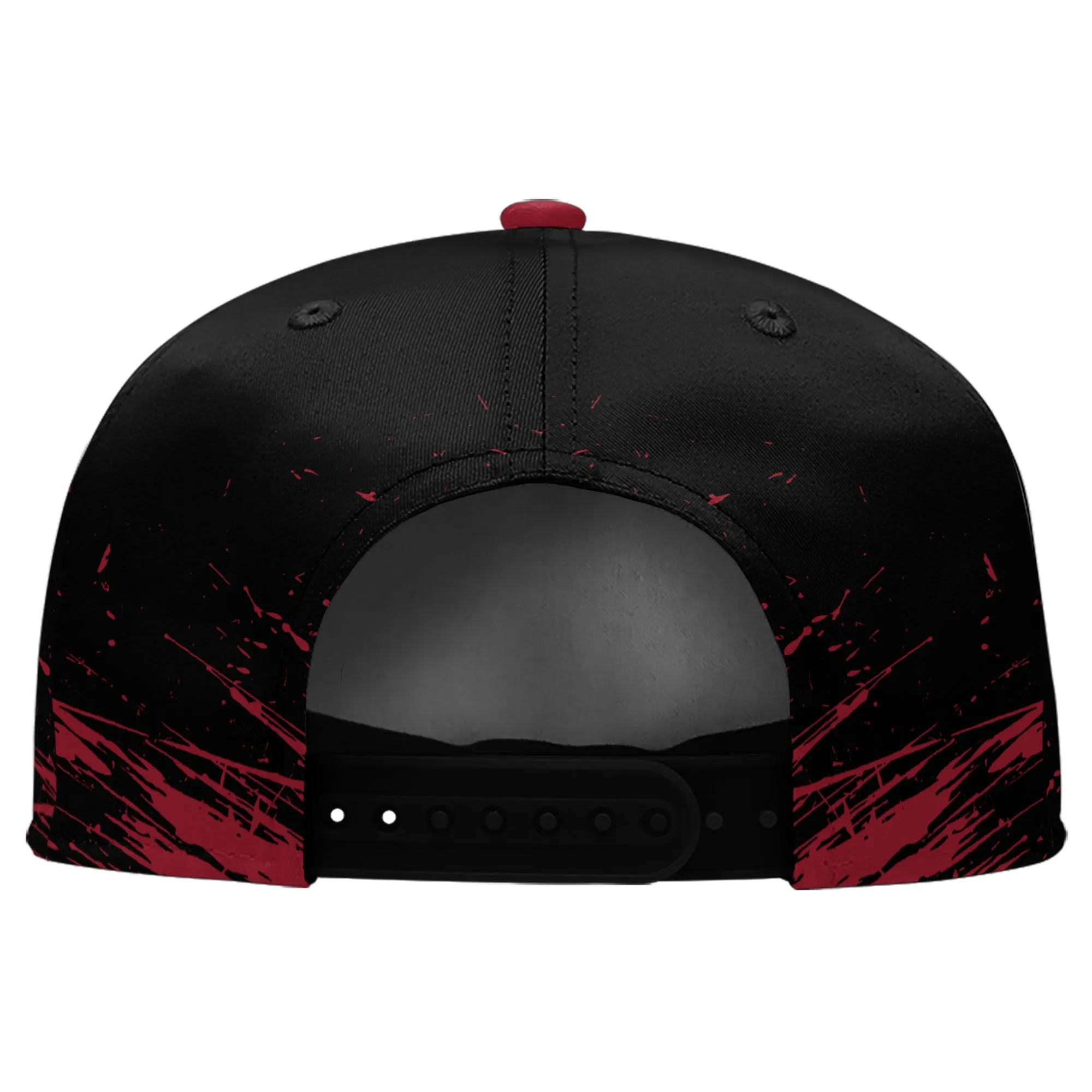 Custom Black Red Atlanta MaxSoul Shoes and Hat Combo Offer Personalized Combo ZH-D020264-3