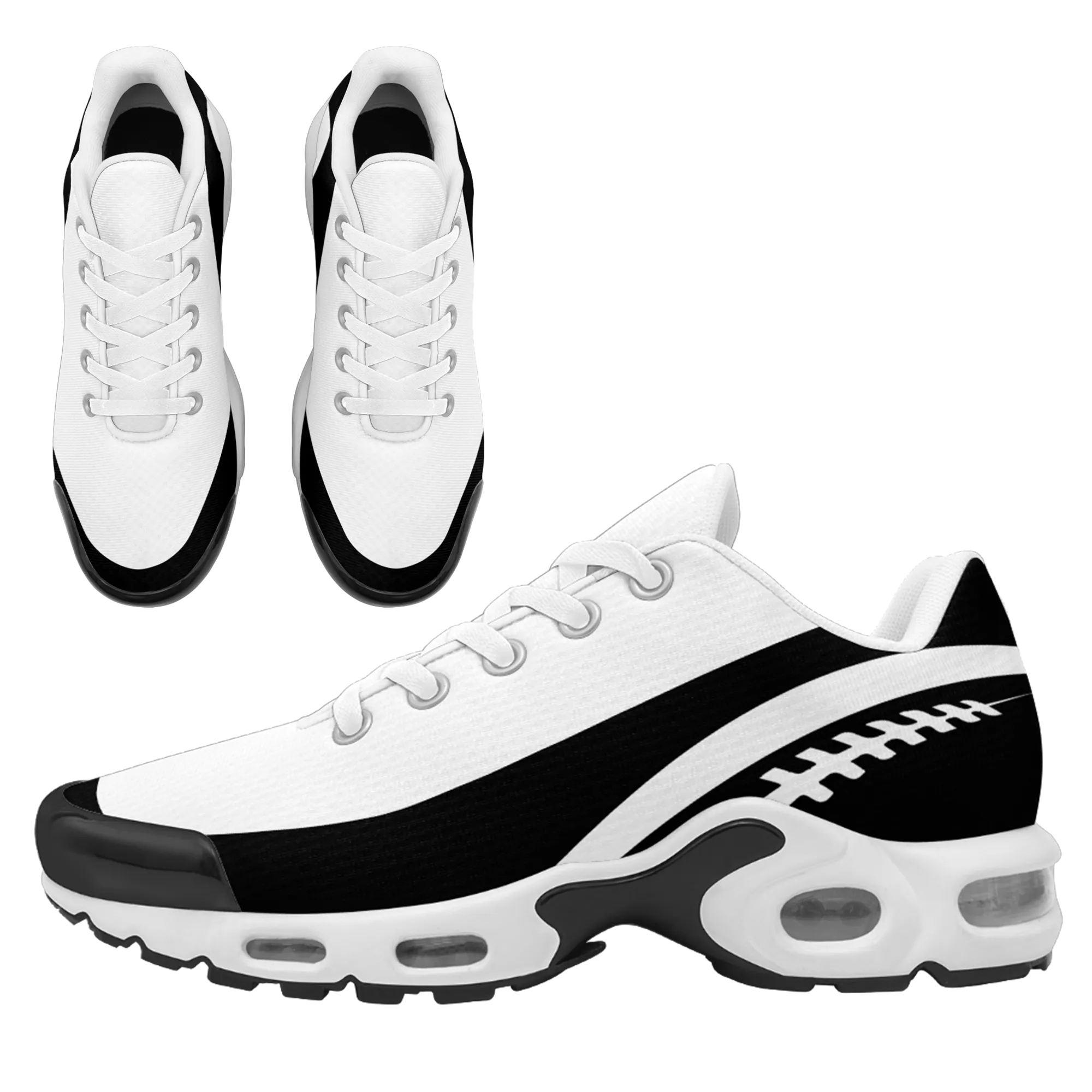 Custom Black White Jersey and TN Shoes Combo Offer Personalized ZH-D0200101-19