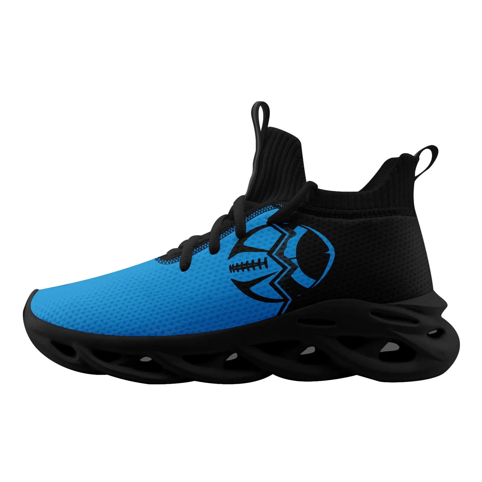 Custom Blue Black North Carolina MaxSoul Shoes and Hat Combo Offer Personalized Combo ZH-D028017-3