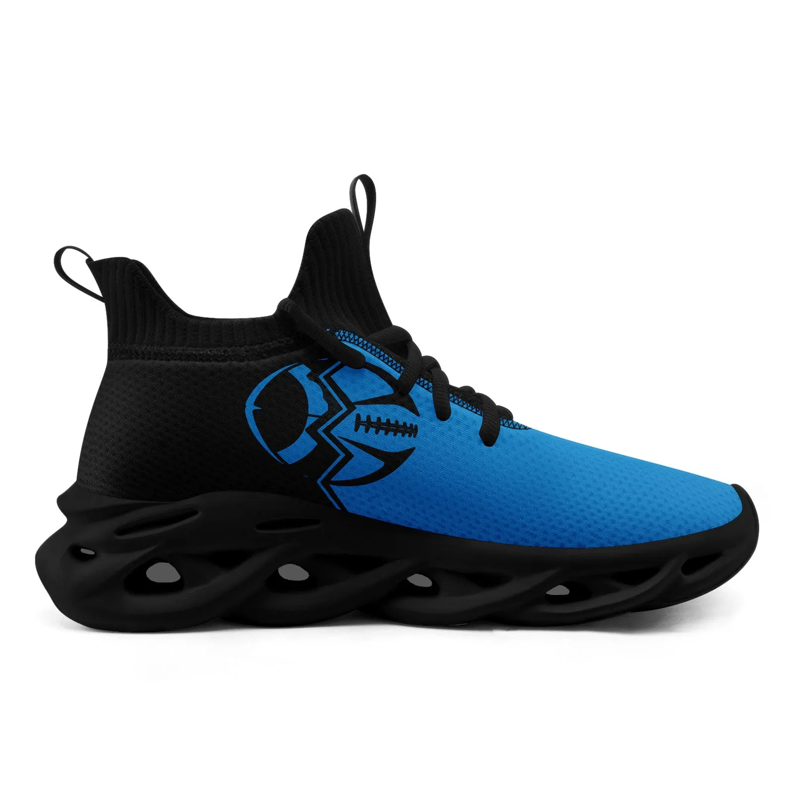 Custom Blue Black North Carolina MaxSoul Shoes and Hat Combo Offer Personalized Combo ZH-D028017-3