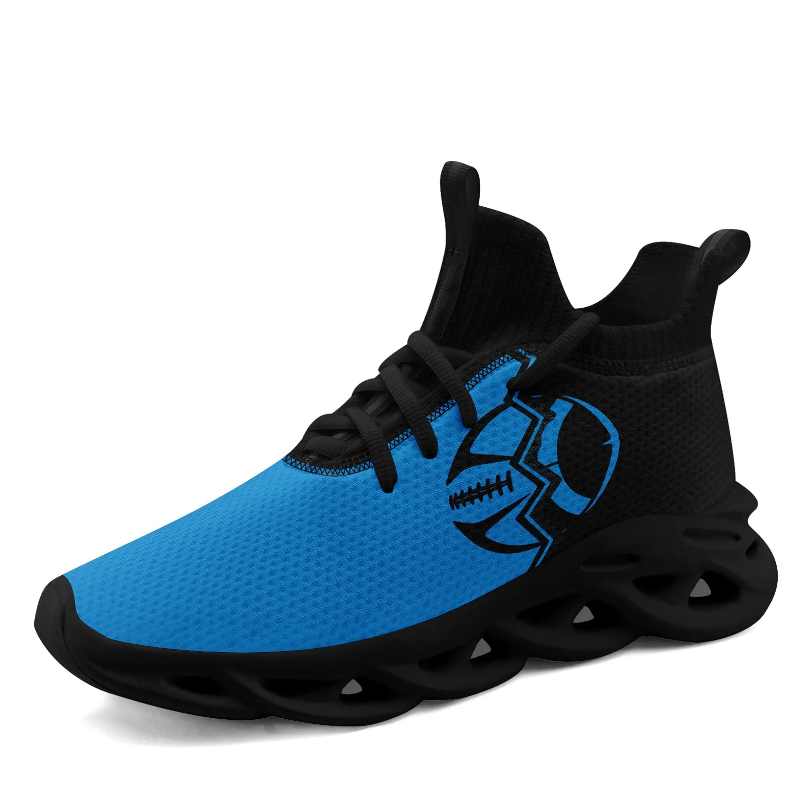 Custom Blue Black North Carolina MaxSoul Shoes and Hat Combo Offer Personalized Combo ZH-D028017-3