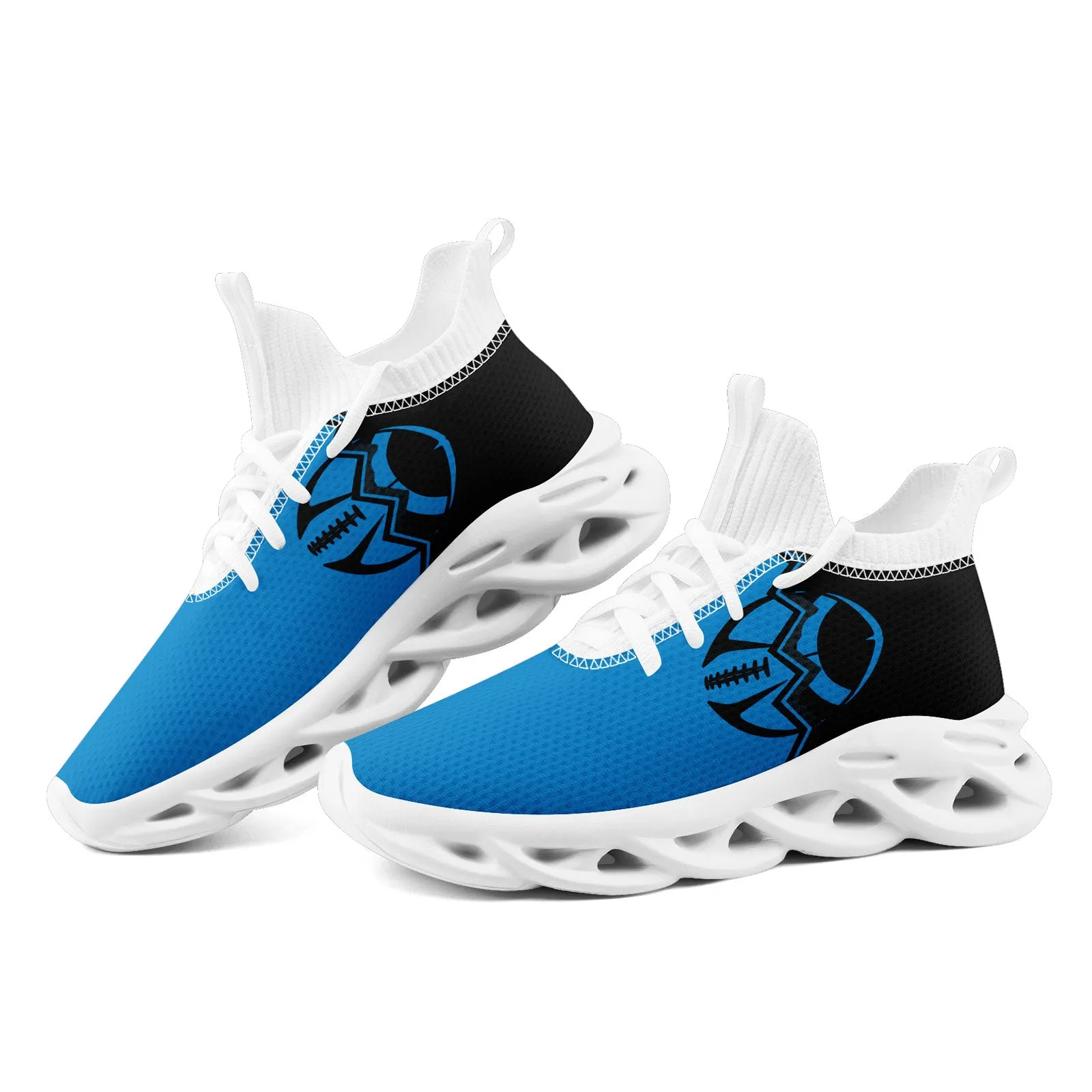 Custom Blue Black North Carolina MaxSoul Shoes and Hat Combo Offer Personalized Combo ZH-D028017-3