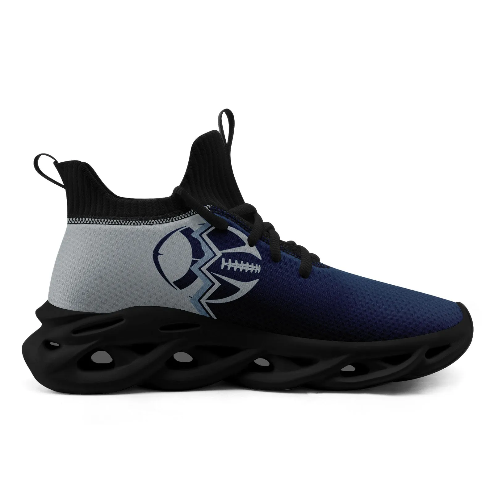 Custom Blue Grey Washington MaxSoul Shoes and Hat Combo Offer Personalized Combo ZH-D028017-14