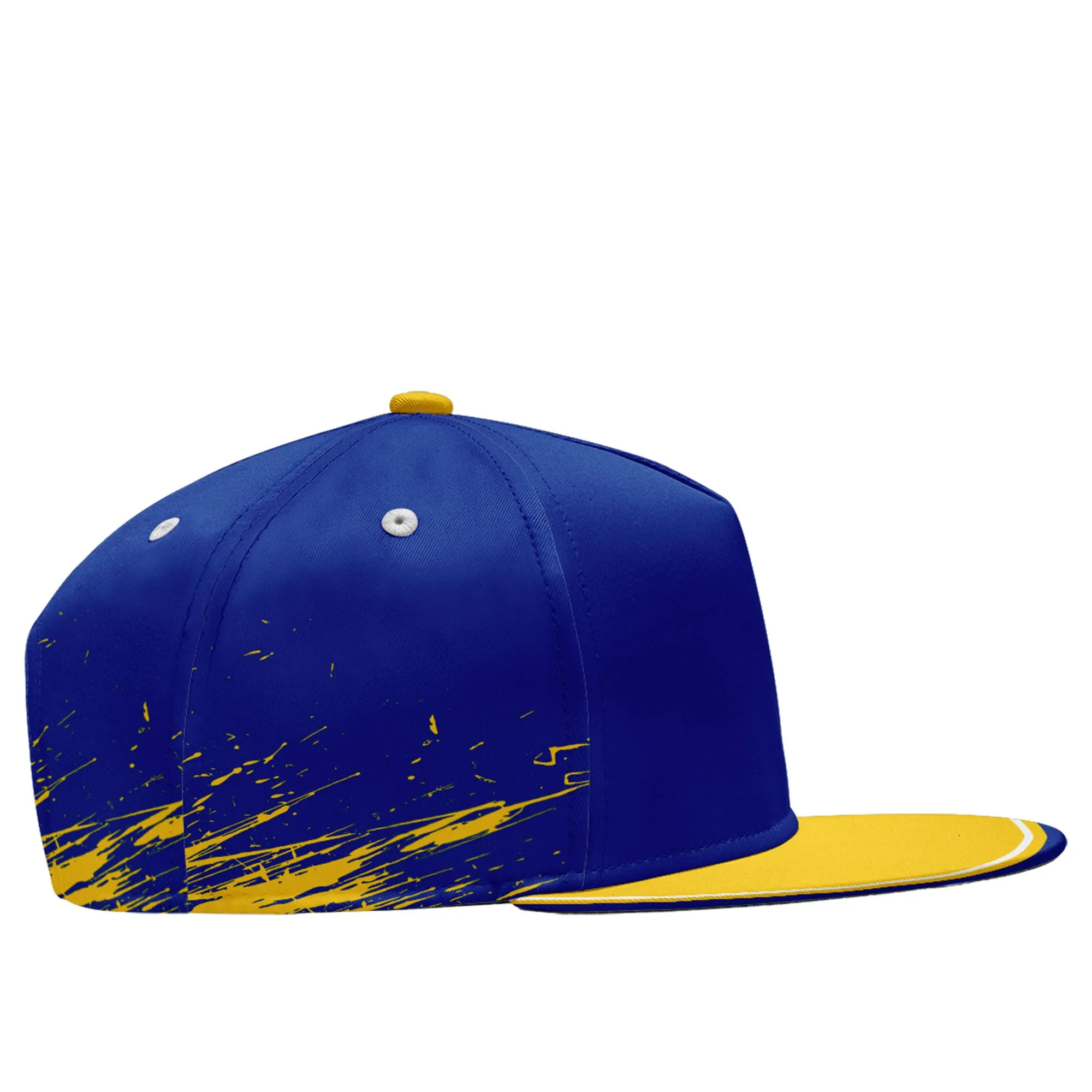 Custom Blue Yellow Los Angeles MaxSoul Shoes and Hat Combo Offer Personalized Combo ZH-D020264-15