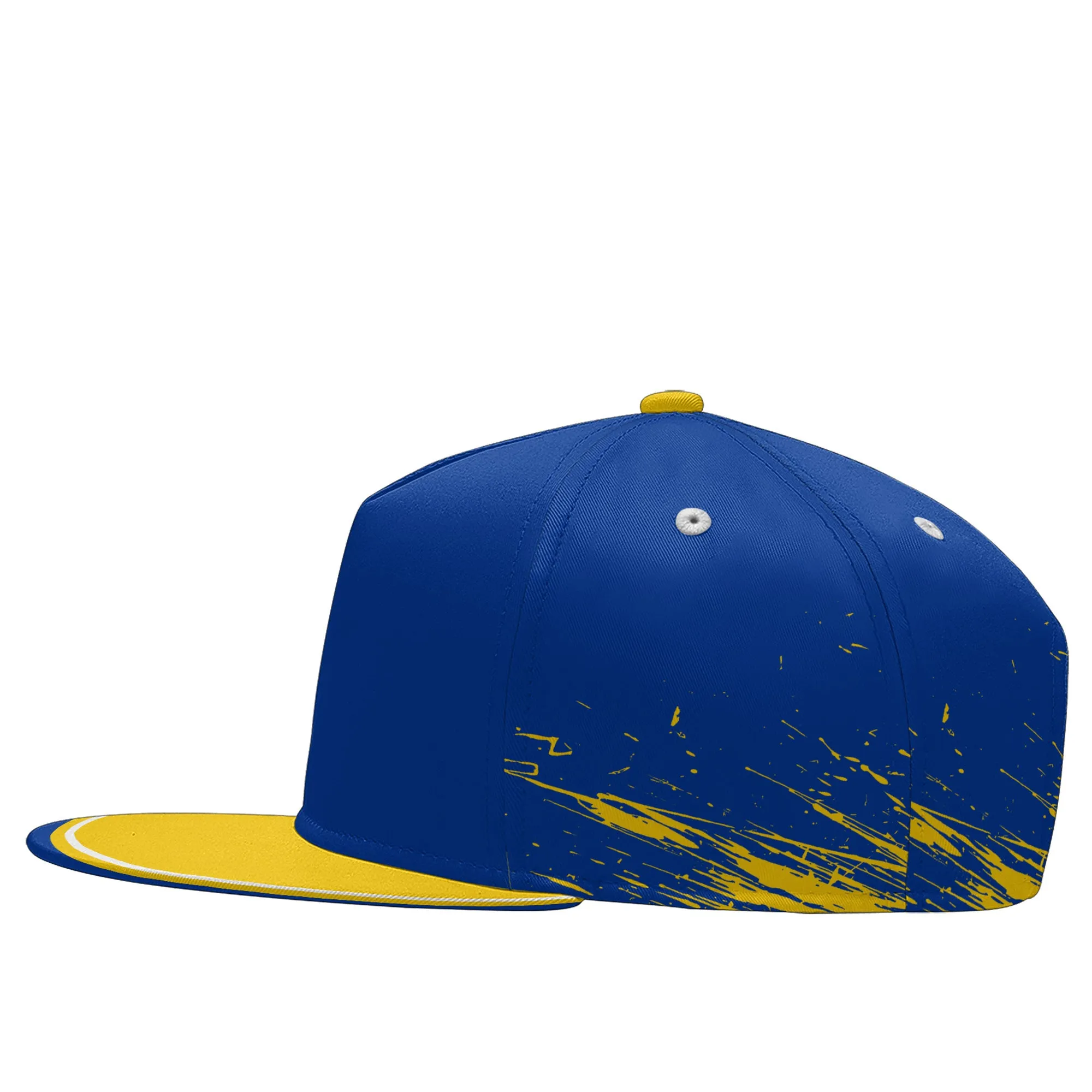 Custom Blue Yellow Los Angeles MaxSoul Shoes and Hat Combo Offer Personalized Combo ZH-D020264-15