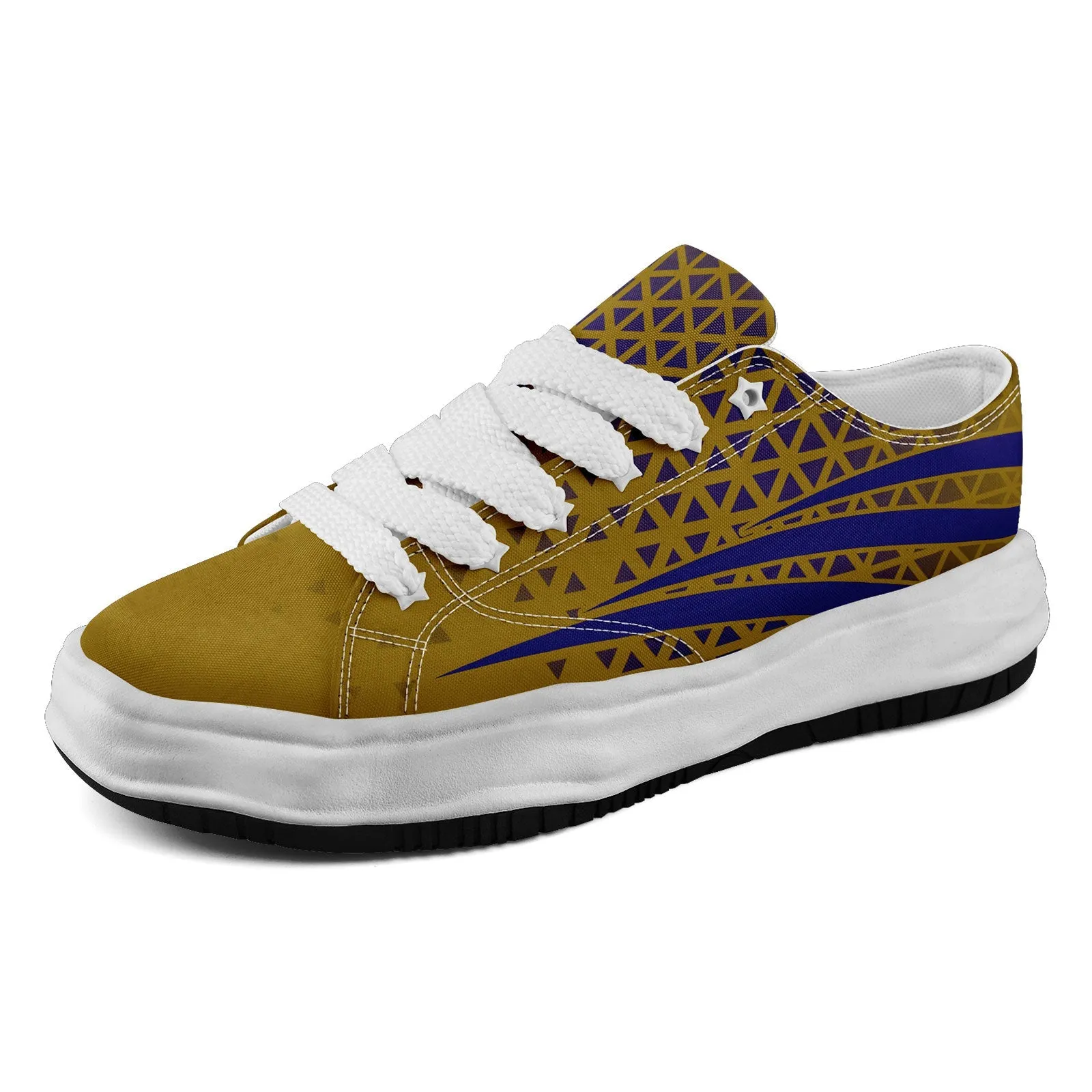 Custom Blue Yellow Maryland Shoes Personalized Sneaker FN038-D023003-2 Custom Online