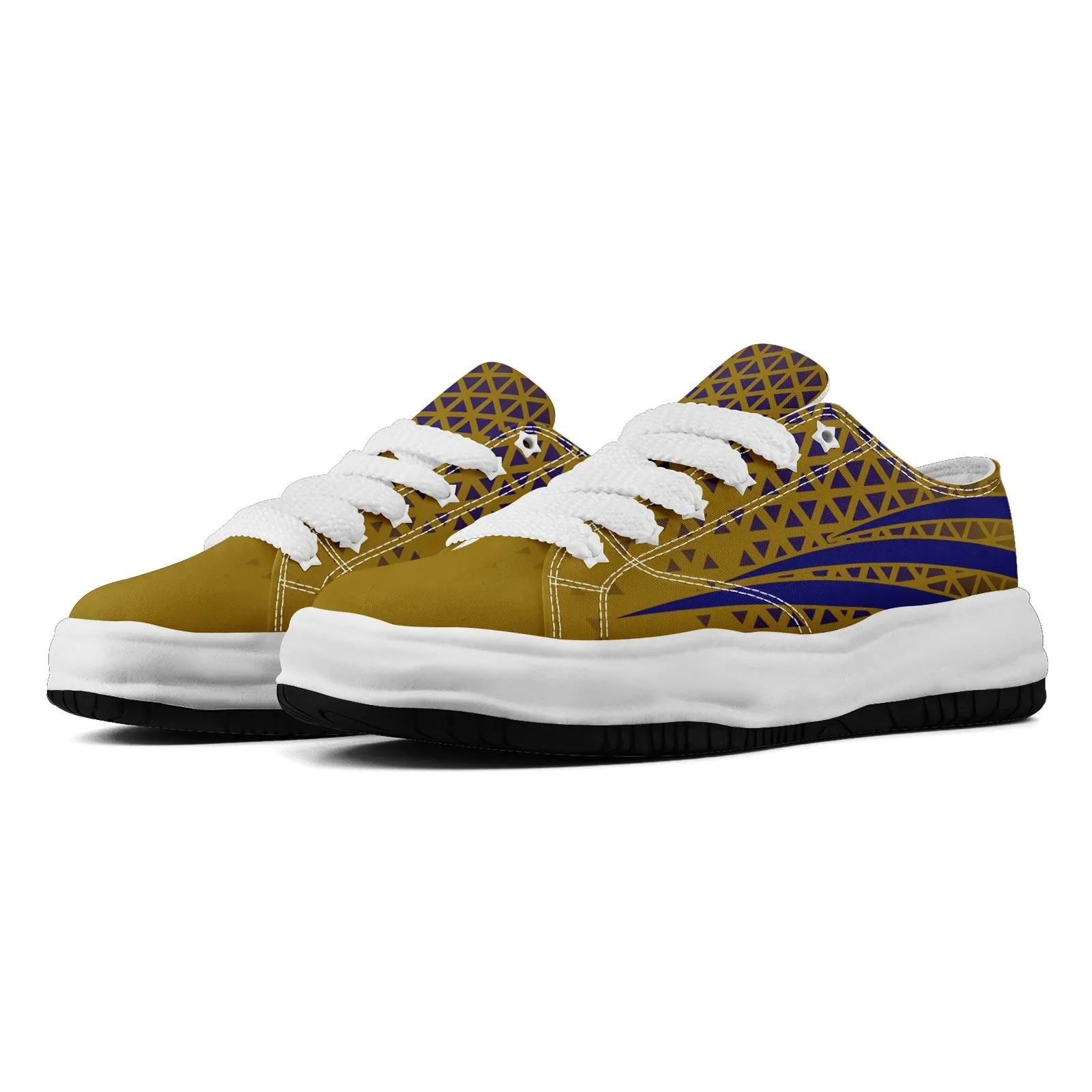 Custom Blue Yellow Maryland Shoes Personalized Sneaker FN038-D023003-2 Custom Online