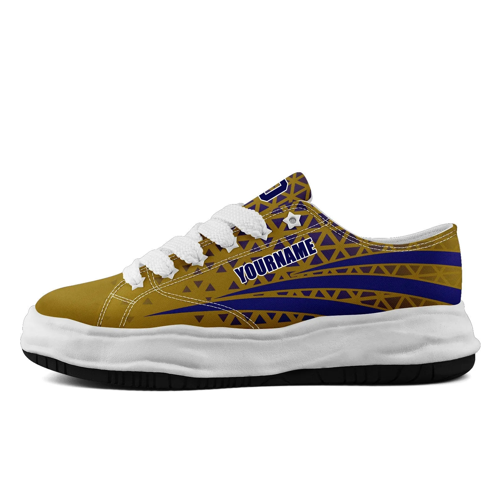 Custom Blue Yellow Maryland Shoes Personalized Sneaker FN038-D023003-2 Custom Online