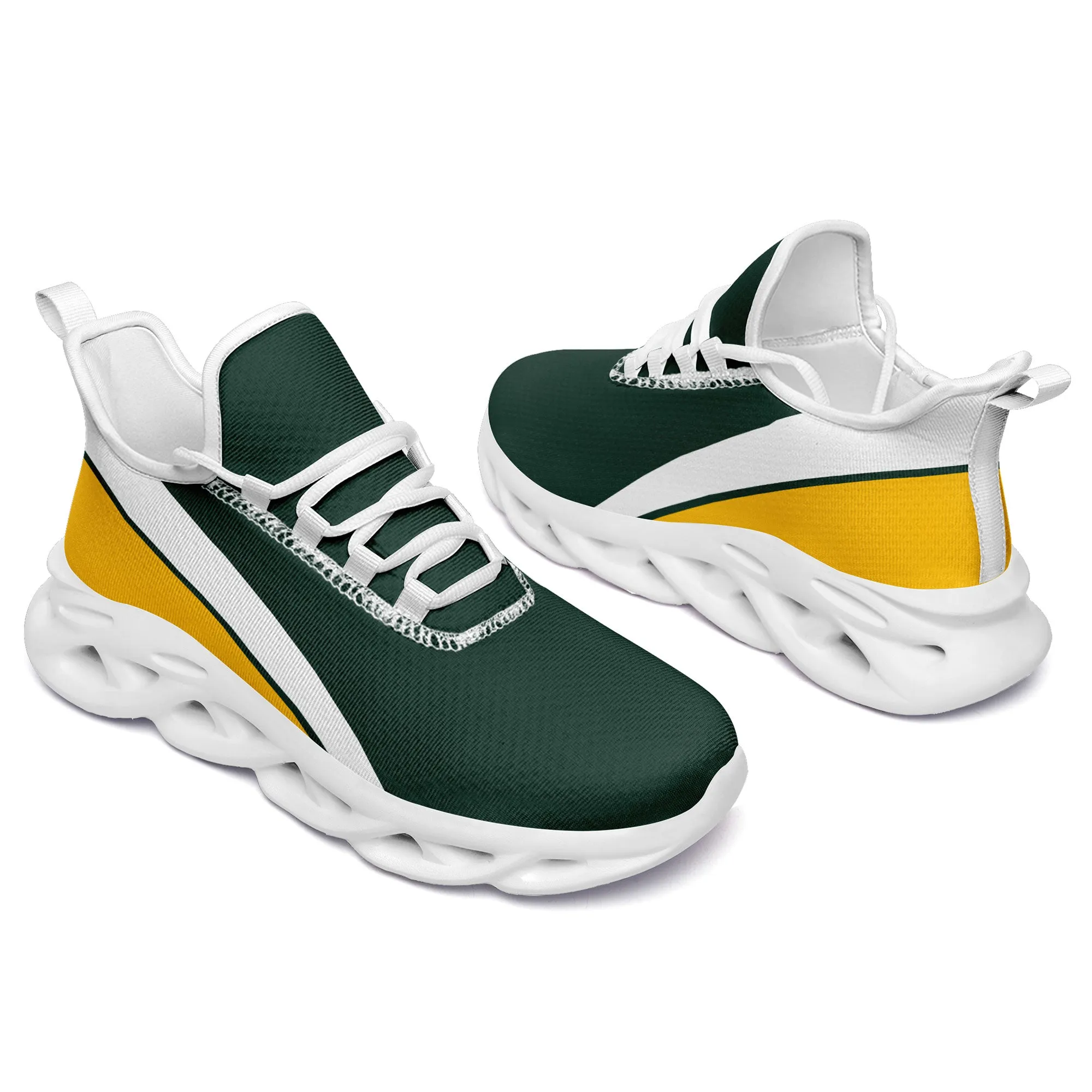 Custom Green Yellow Jersey MaxSoul Shoes and Hat Combo Offer Personalized ZH-bd0b007e-ab