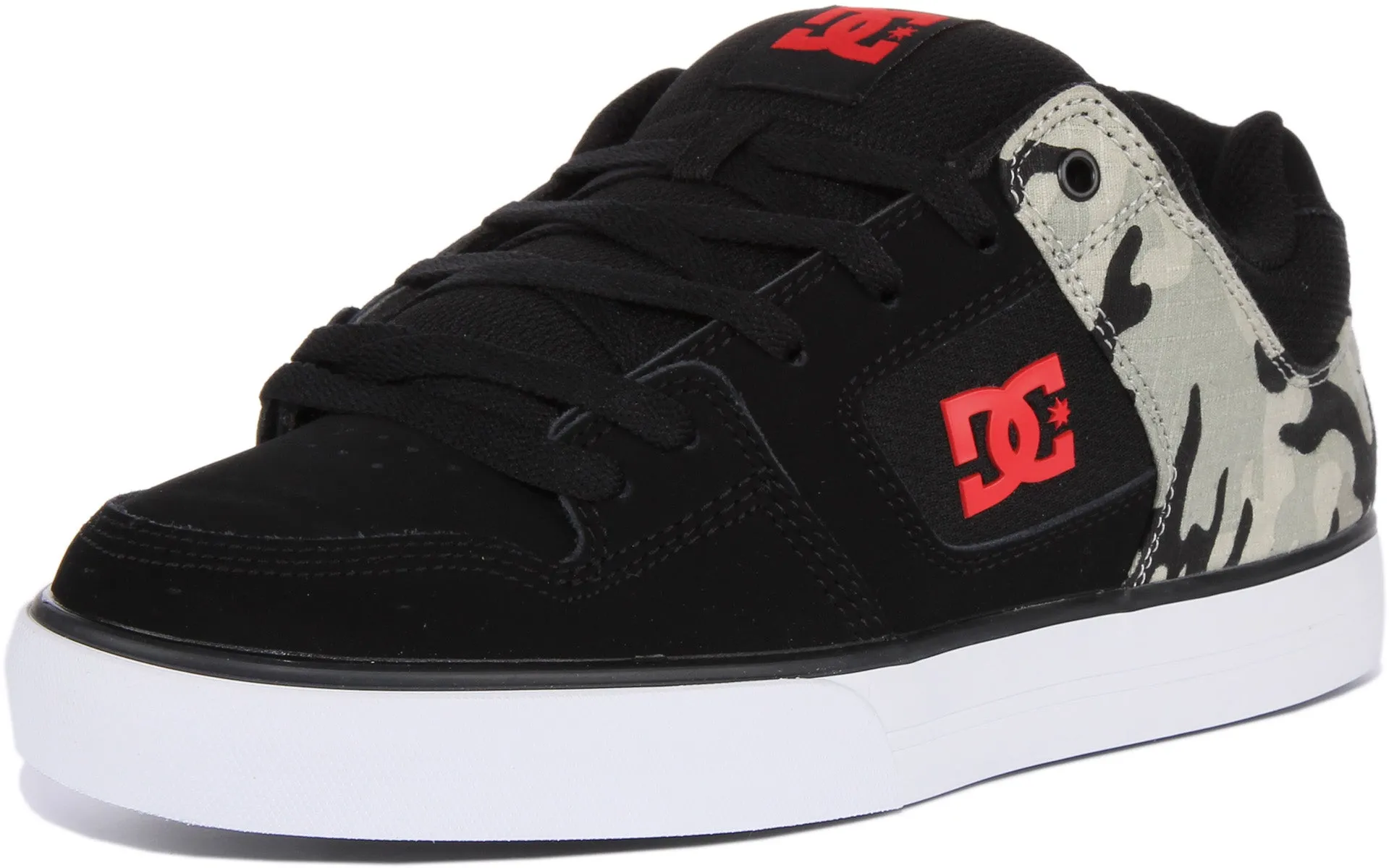 Dc Shoes Pure In Black Camo For Men