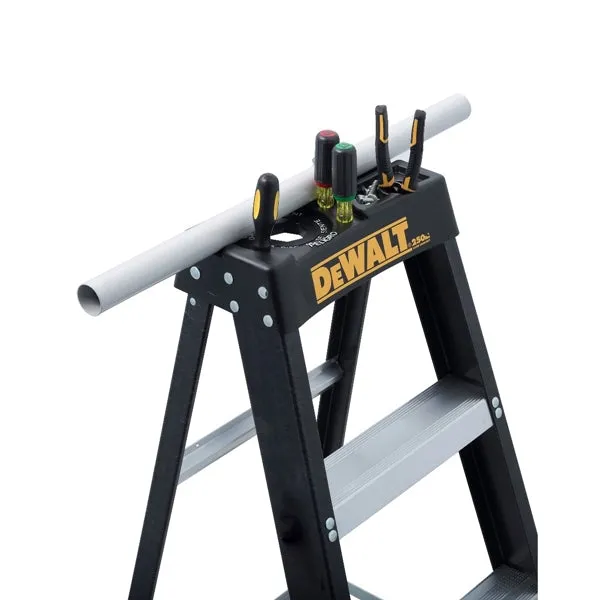 DeWALT by Louisville DXL3110 Series DXL3110-08 Step Ladder, 8 ft H, Type I Duty Rating, Fiberglass, 250 lb