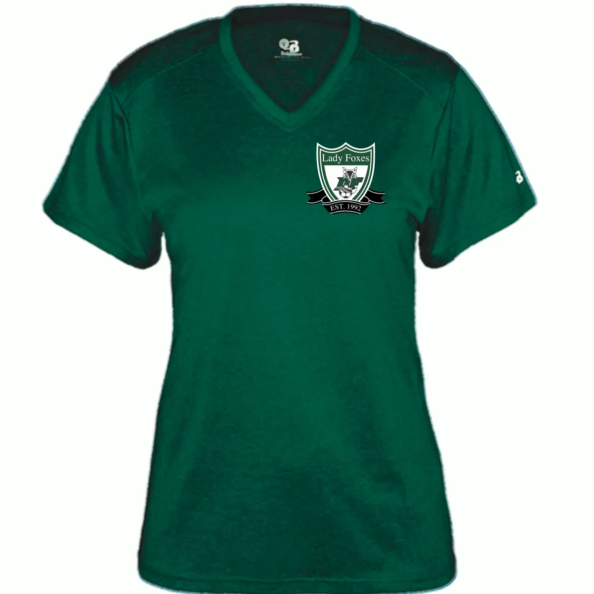 DF Crest LADIES perf. V-neck | Green