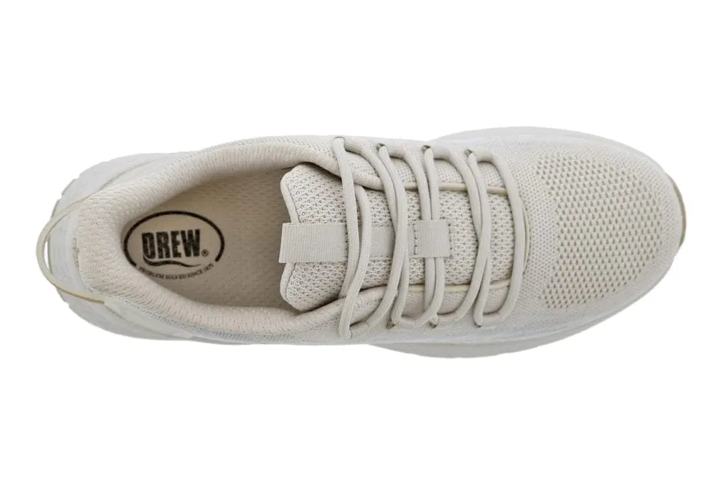 Drew Women's Bestie Athletic Shoes- Taupe Mesh Combo