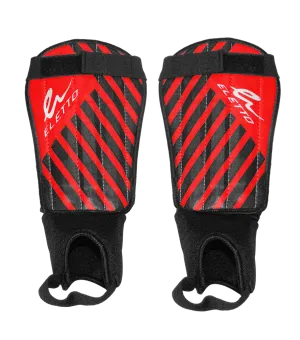 Eletto Red/Black/White Victory VI Soft Shell Soccer Shinpads