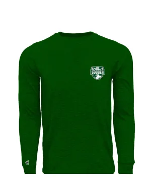 Elmont Girl's Soccer Corner Kick Long Sleeve Cotton Tee