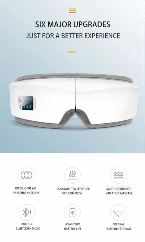 Eye Massager With Smart Airbag Vibration