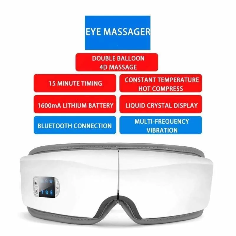 Eye Massager With Smart Airbag Vibration