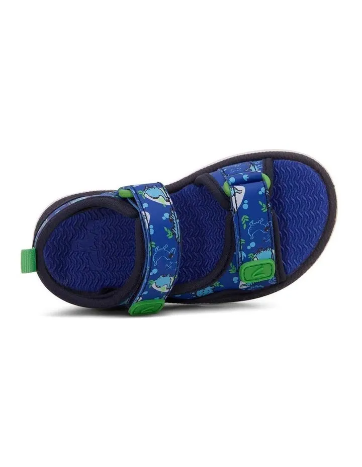 Fisher Beach Sandals - Navy Black Dino