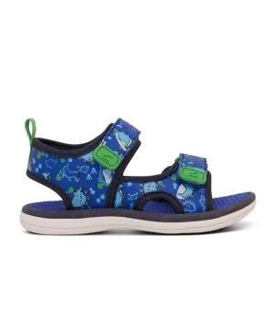 Fisher Beach Sandals - Navy Black Dino