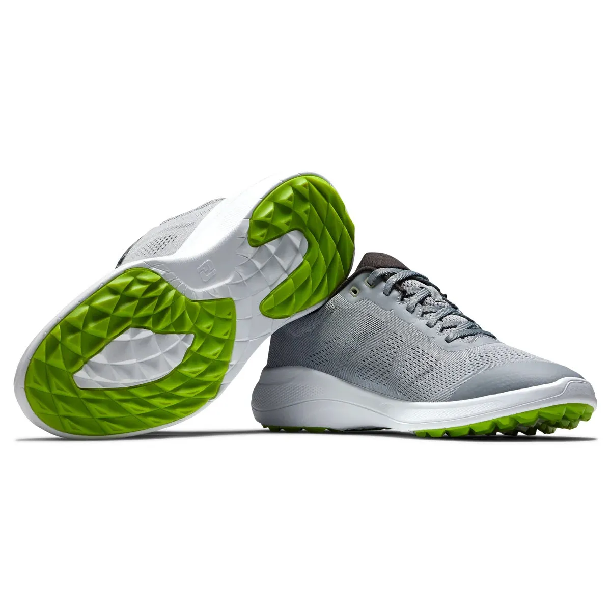 FootJoy Flex Golf Shoes Grey/Lime 56142 (Previous Season Style)