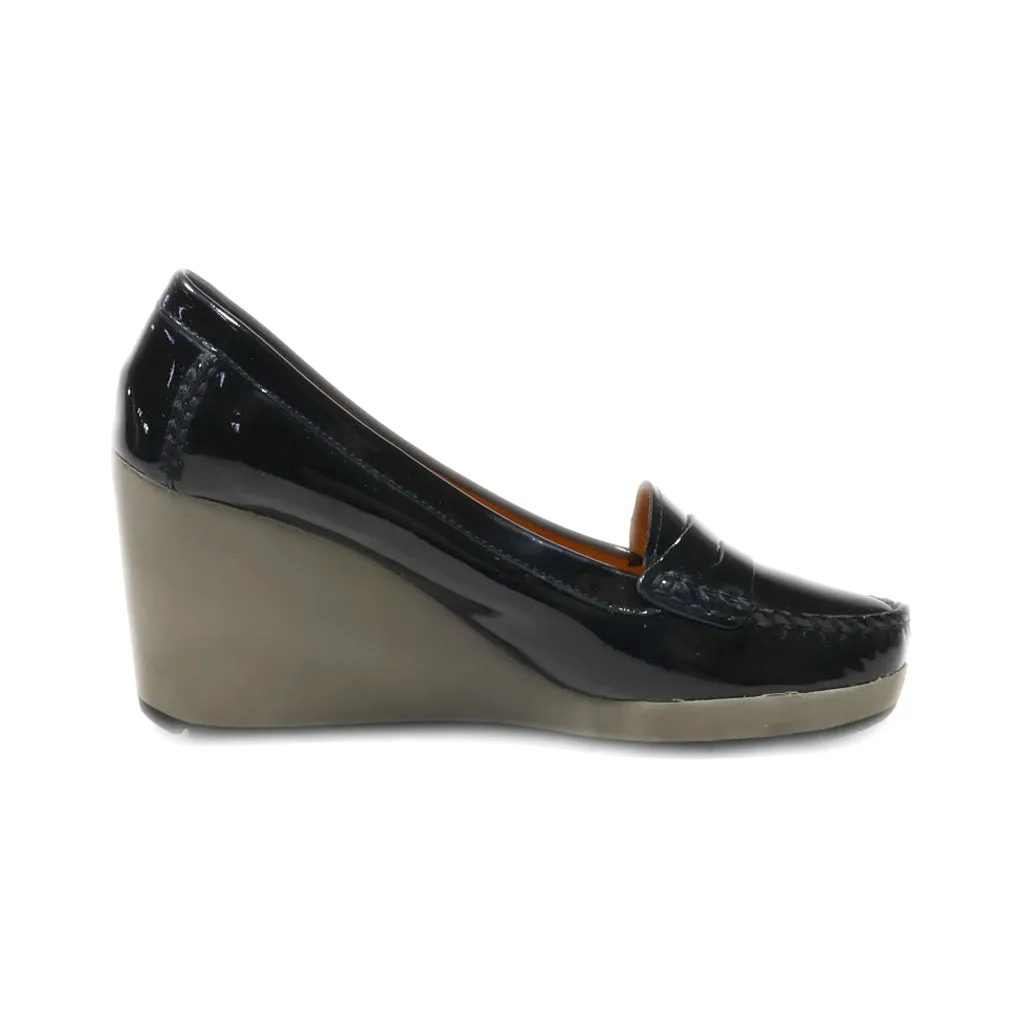 Geox Wedge Shoes Latex Black Colour For Women