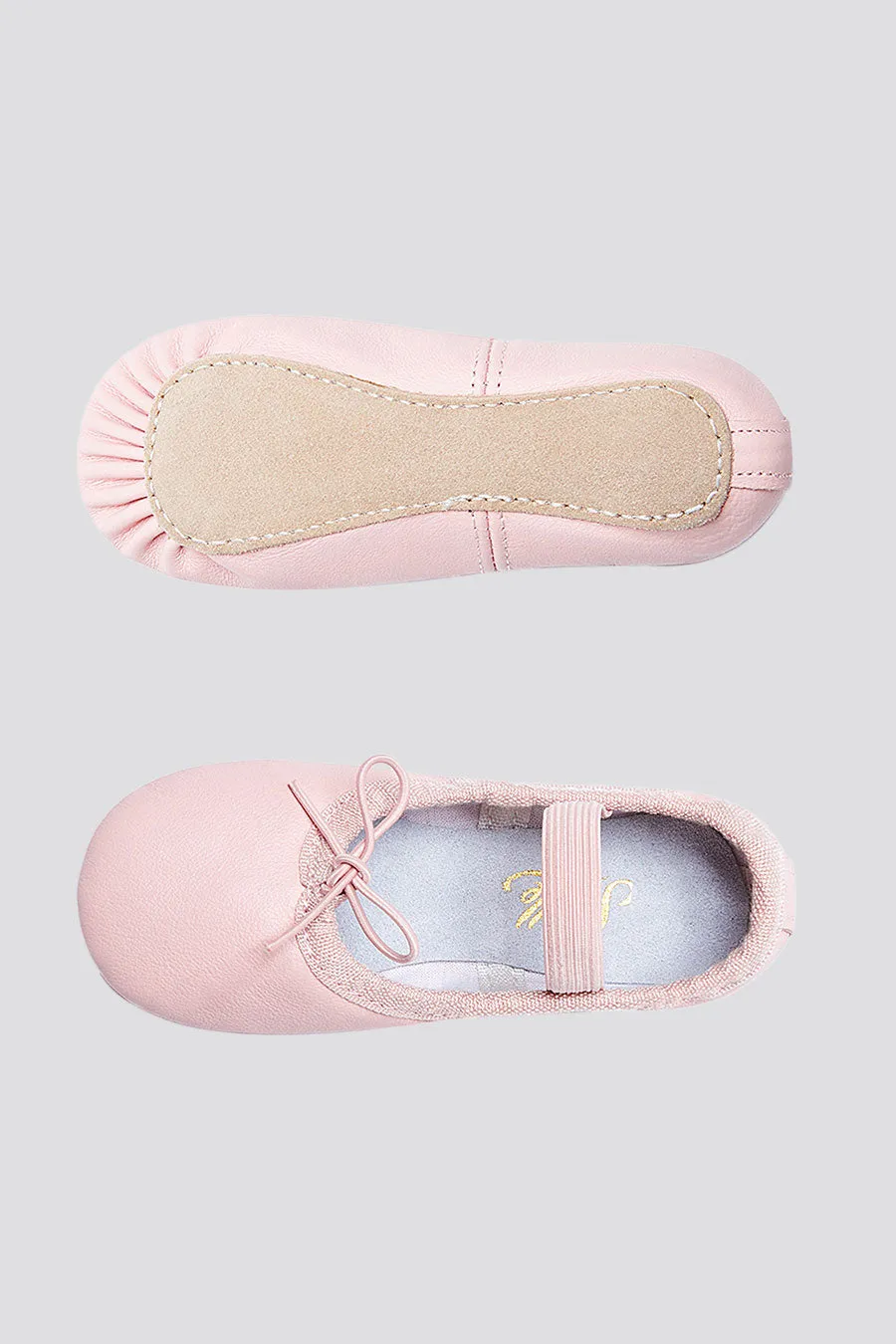 Girl's Premium Leather Ballet Shoes (Full Sole)