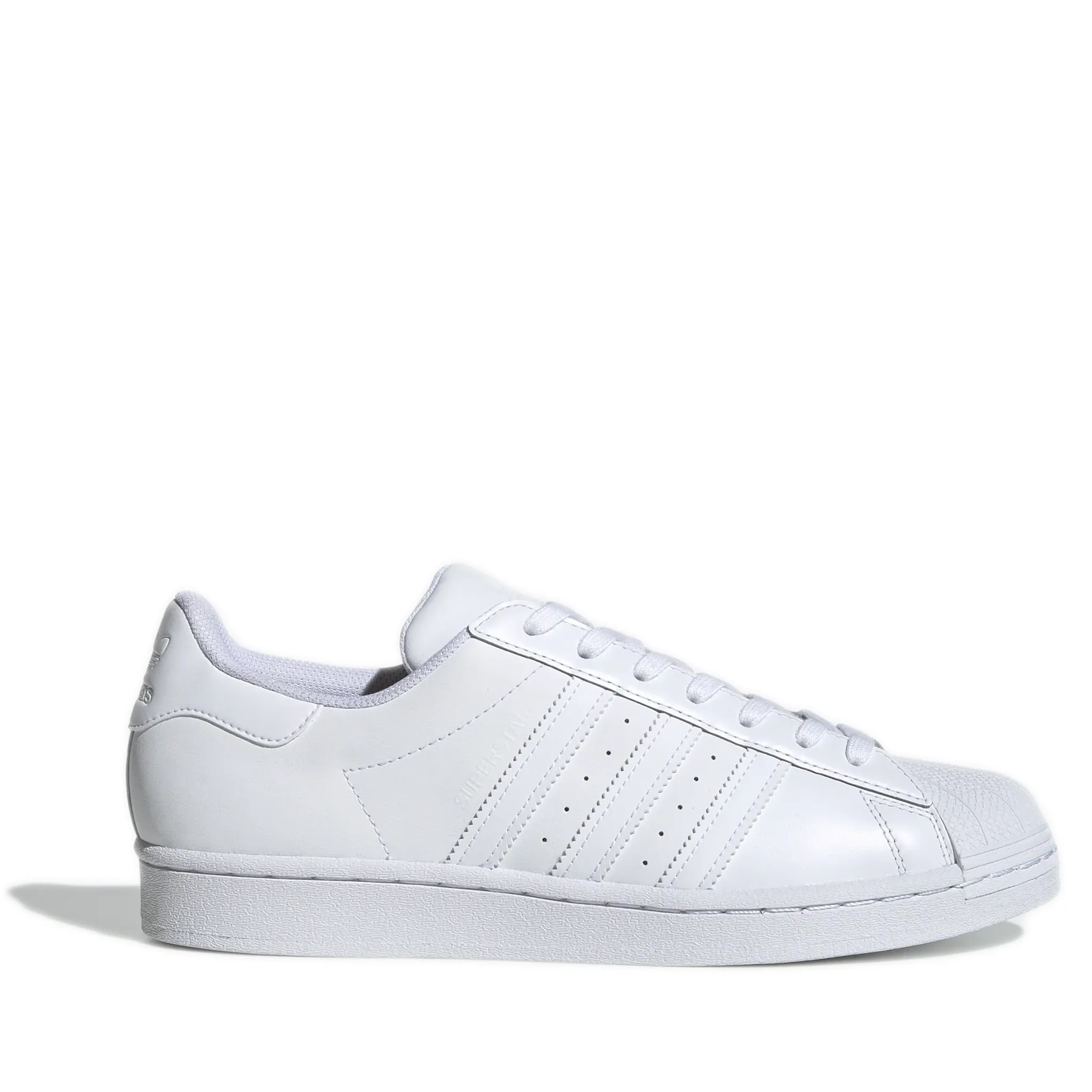 Grade School Adidas Superstar J Shoes - White