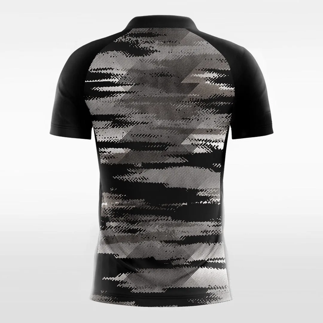 Grey Mosaic - Custom Kids Soccer Jerseys Camouflage Design