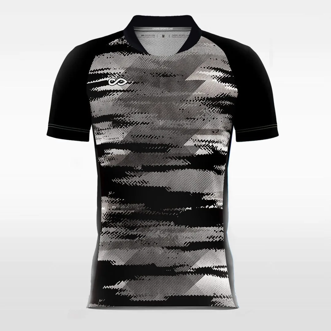 Grey Mosaic - Custom Kids Soccer Jerseys Camouflage Design