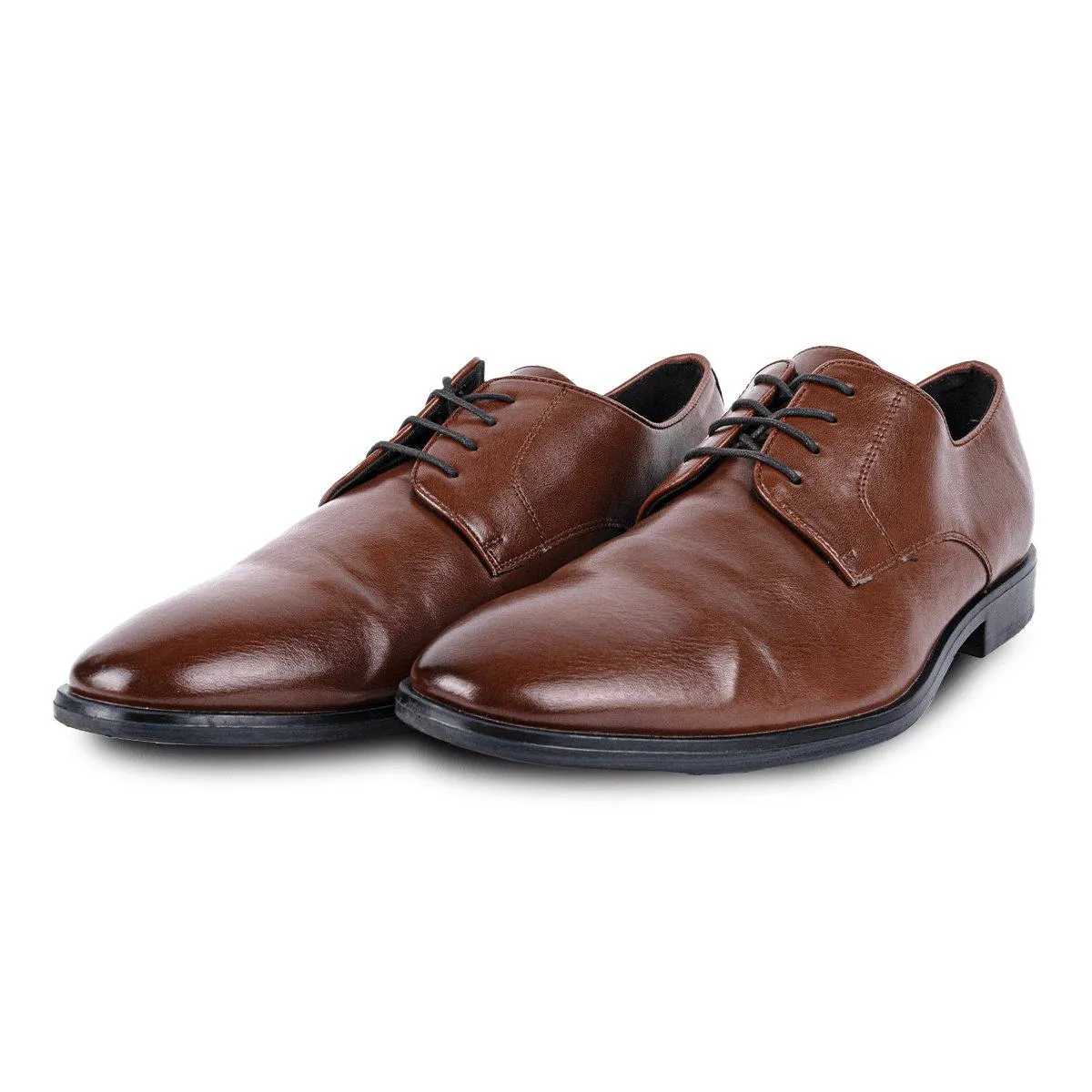 H&M Smart Formal Lace Ups Leather Brown Colour For Men