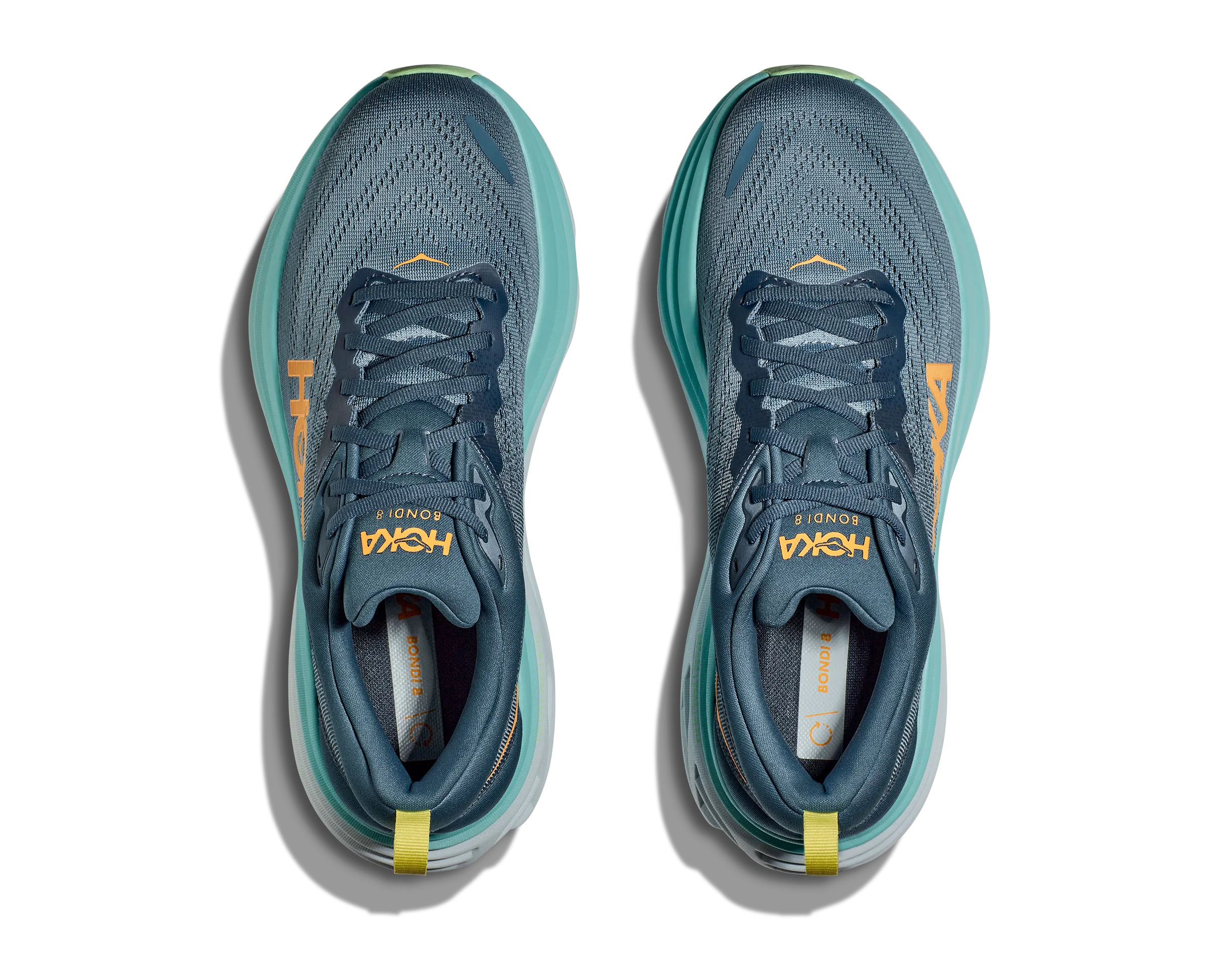 Hoka Mens Trainer Bondi 8 Real Teal/Shadow