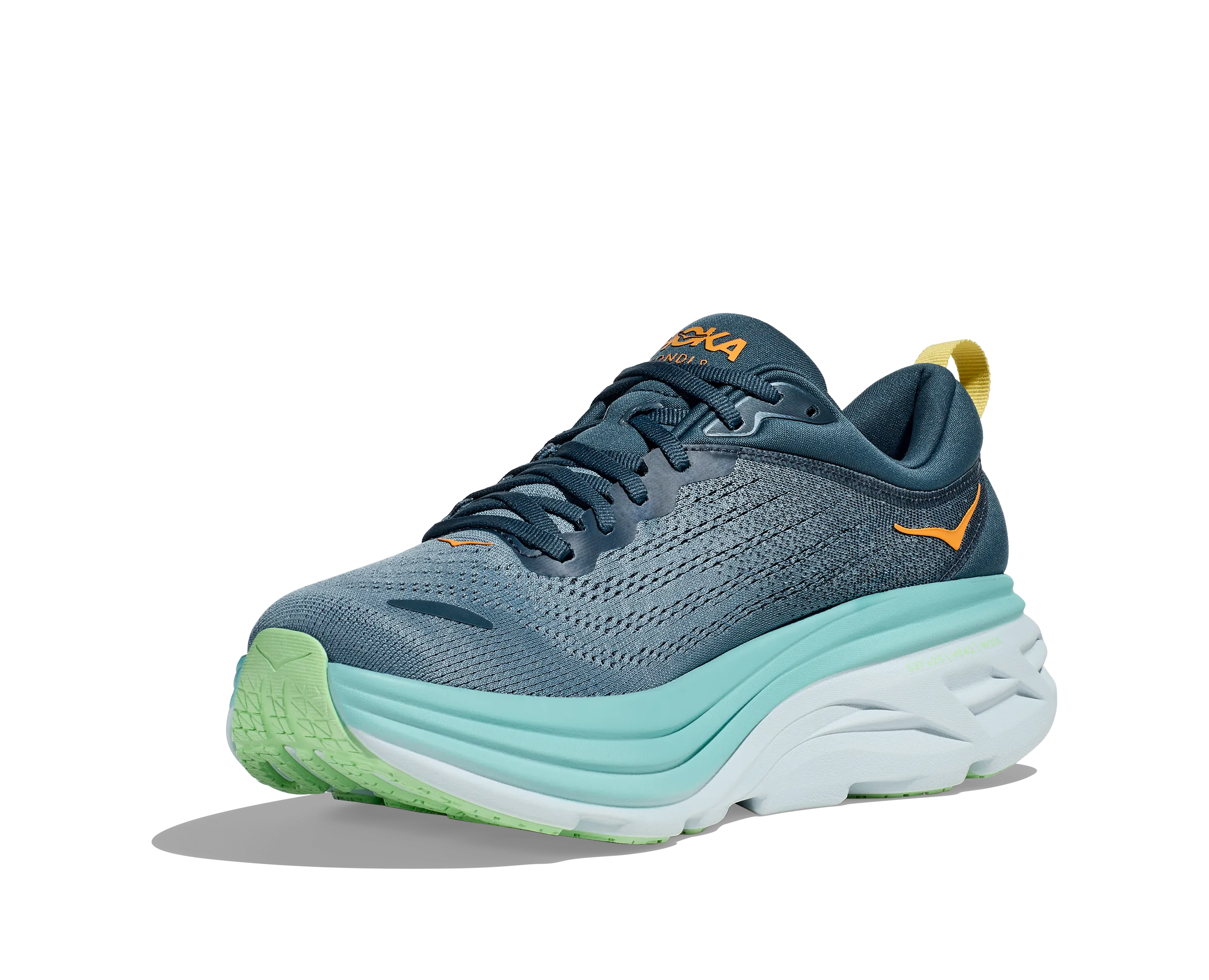 Hoka Mens Trainer Bondi 8 Real Teal/Shadow