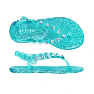 Holster Kids - Girls Glitter Daydream Clear Capri Sandal