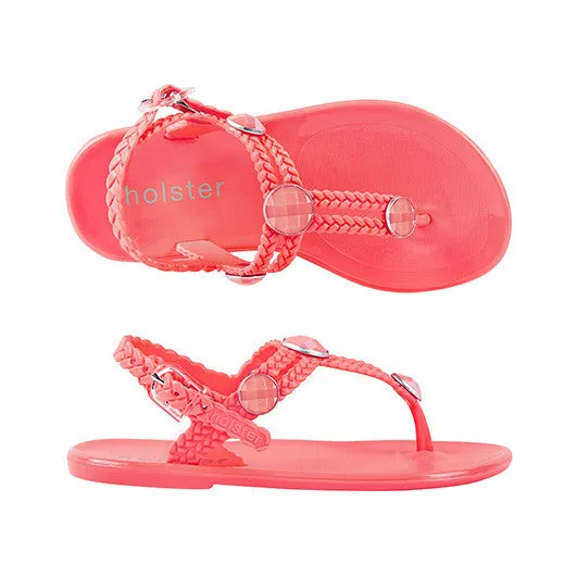 Holster kids - Girls St Tropez Jewel Coral Pink Sandal