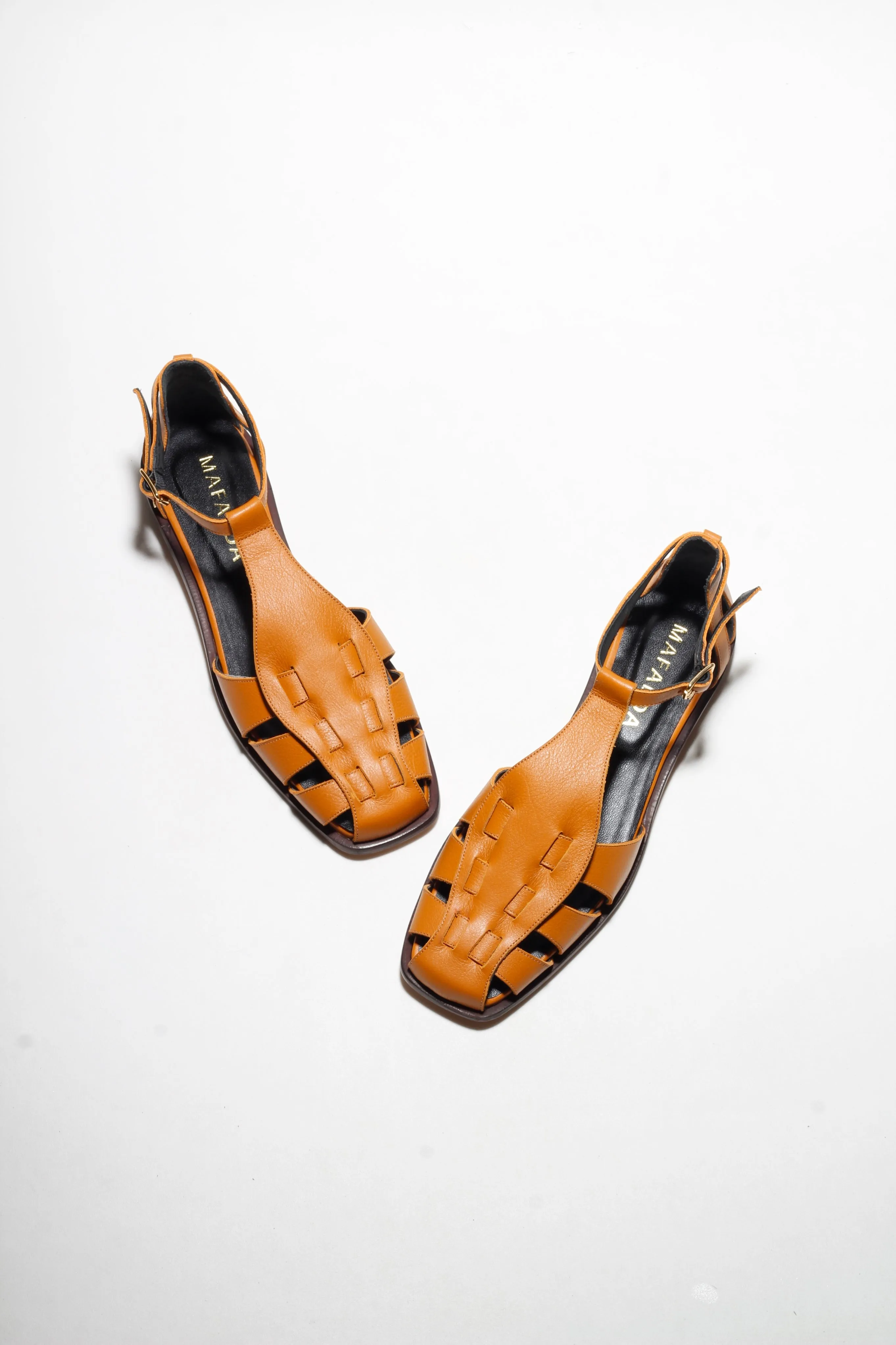 Ida Saffron Yellow Fisherman Sandals