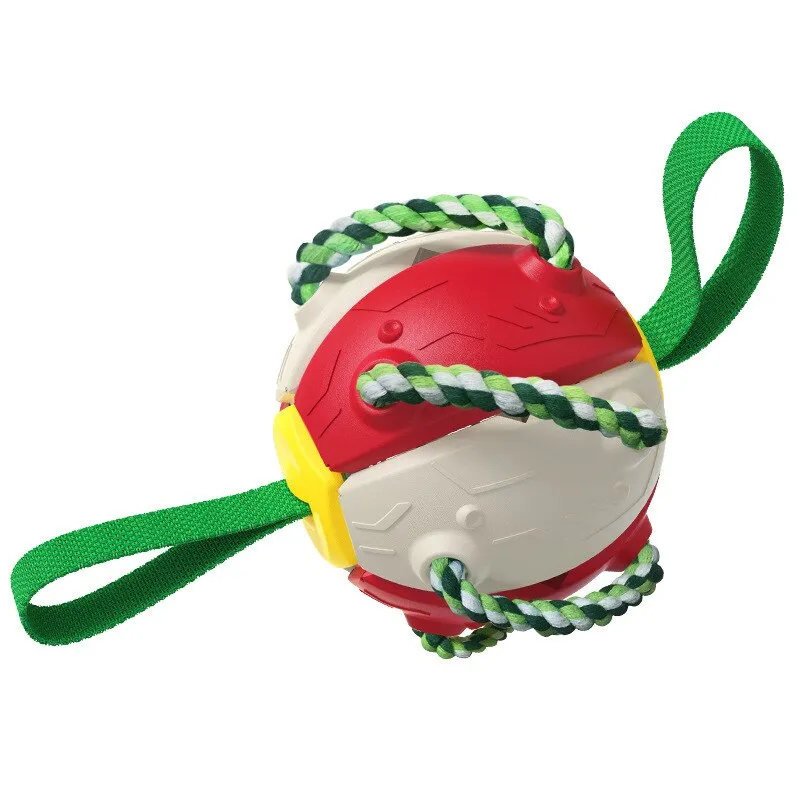 Interactive Frenchie Soccer Ball With Tabs Inflated Training Toy