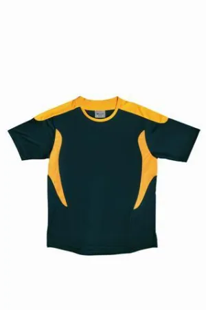 Kids All Sports Football Jersey - Bottle Green/Gold