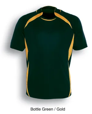 Kids Performance Football Jersey - Bottle Green/Gold