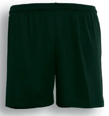 Kids Plain Soccer Shorts - Black