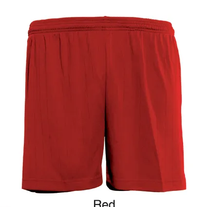 Kids Plain Soccer Shorts - Red