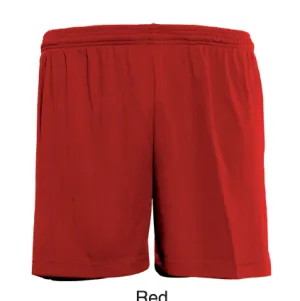 Kids Plain Soccer Shorts - Red