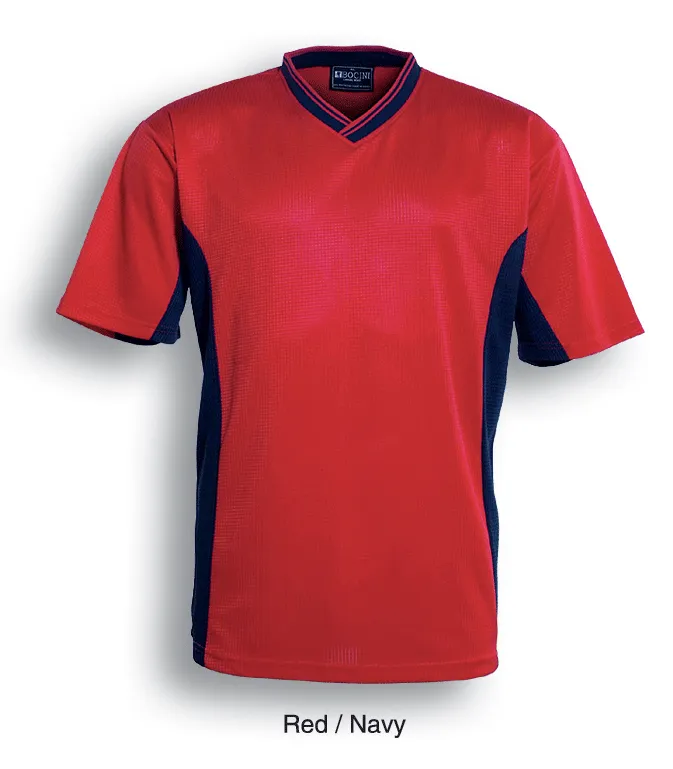 Kids Soccer Panel Jersey - Red/Navy