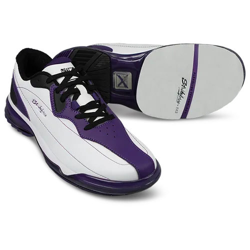 KR Strikeforce Dream White/Purple Right Hand High Performance Women's Bowling Shoe Wide