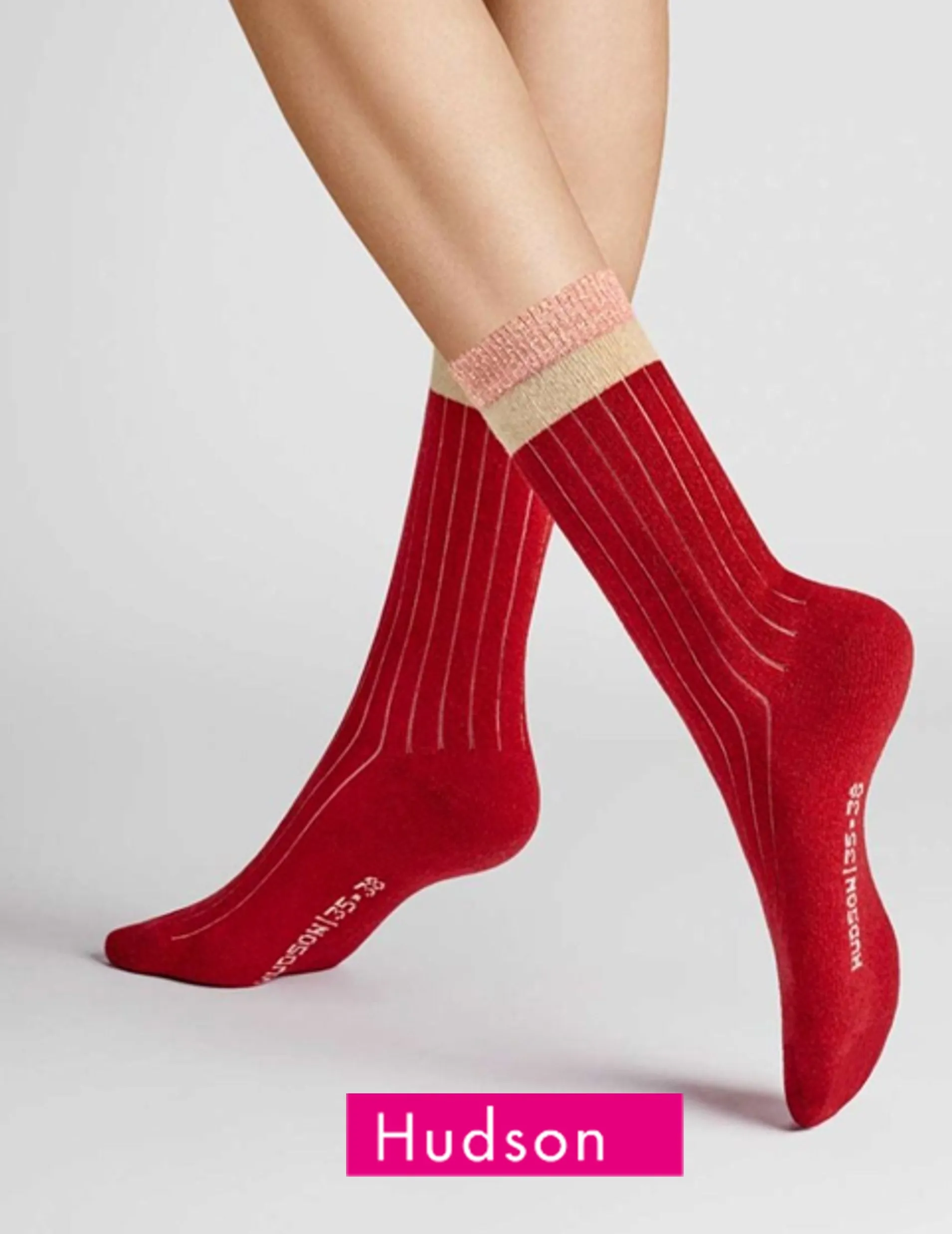 Kunert Hudson Fluffy Wool Sock 015272 Red