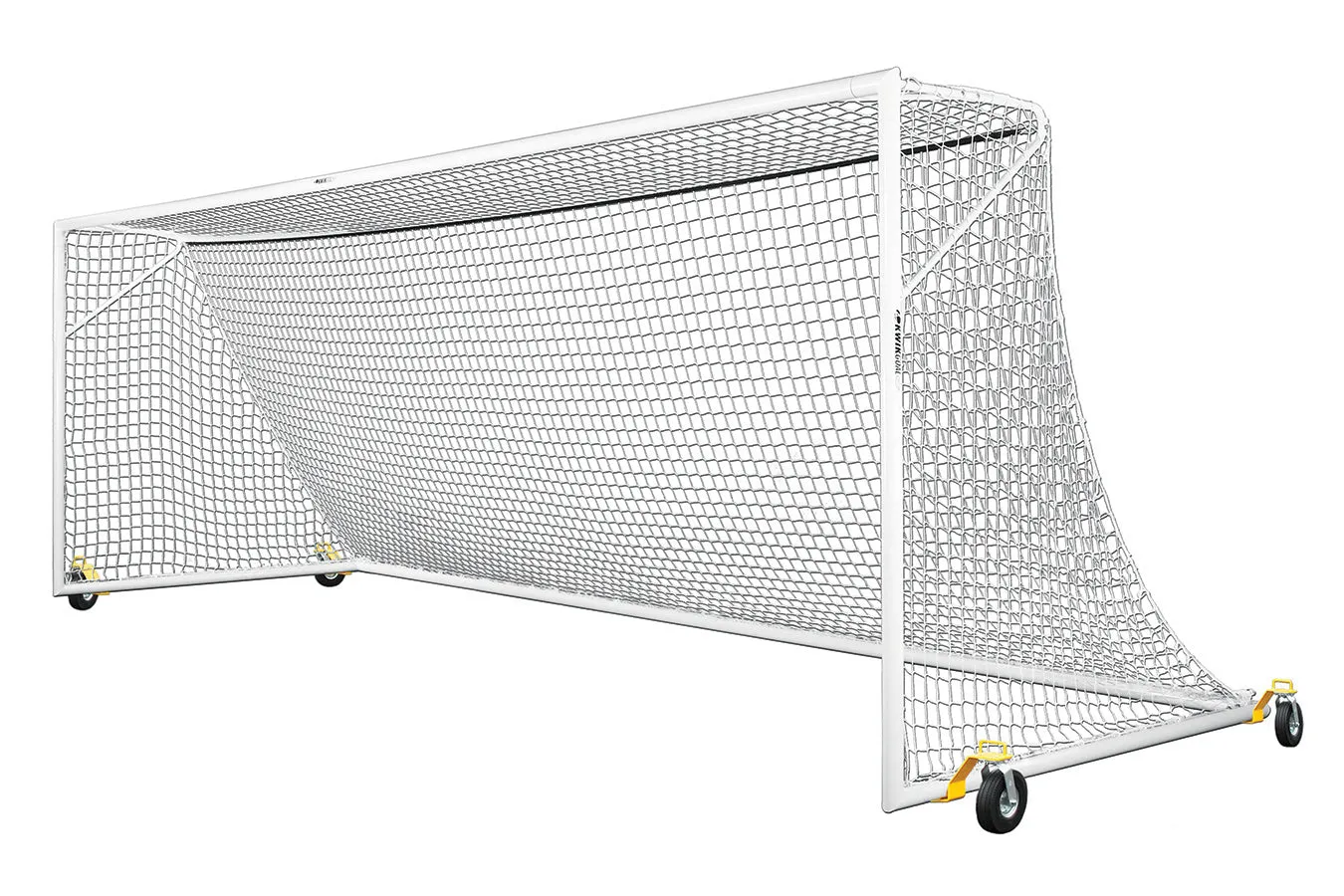 Kwik Goal Pro Premier® European Match Soccer Goal with Swivel Wheels - 8 x 24